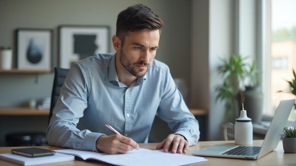 Профессиональная фотография человека, планирующего свой день с использованием техники временных блоков