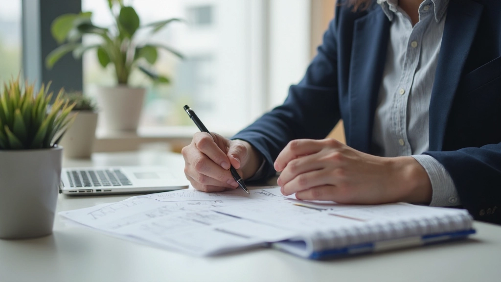 Профессиональное изображение человека, работающего с расписанием на столе, время блокирования, календарь видна, естественное освещение, размытый фон