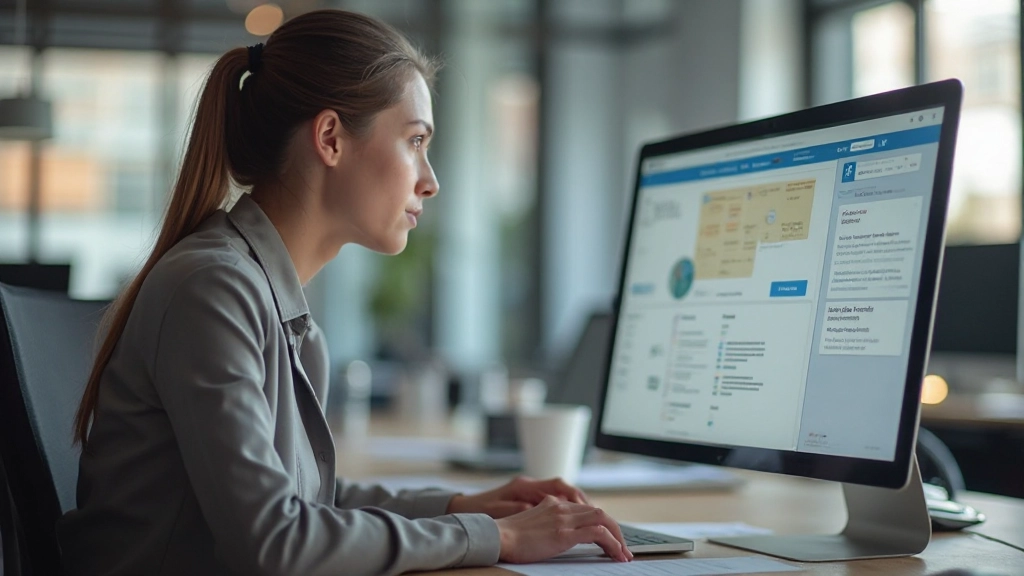 Профессионал управляет проектами с использованием современной платформы